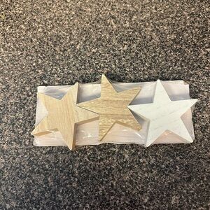 Patriotic Wooden Star Decor